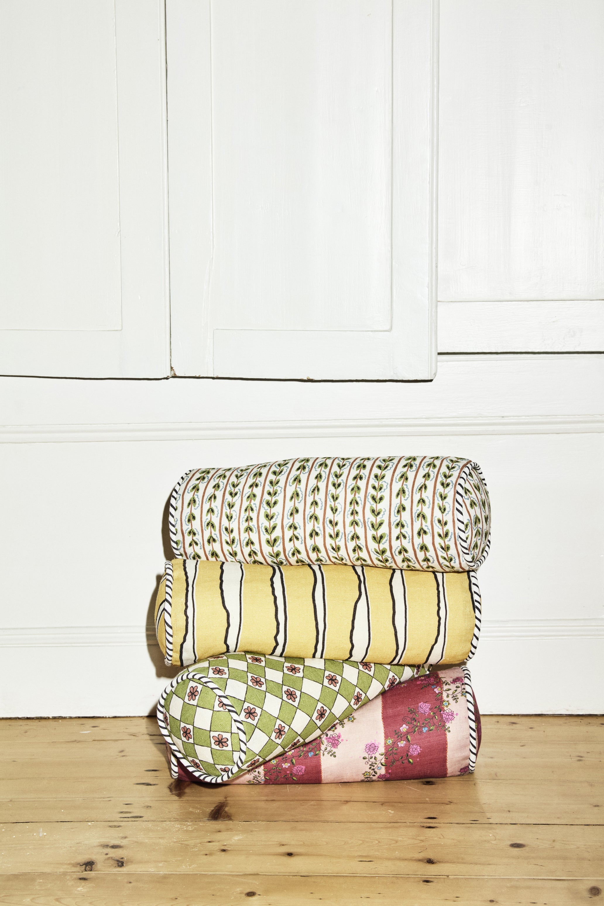 Mini Column - Woolf | Dusky Blue & Stripes - Interior Design | Homewares