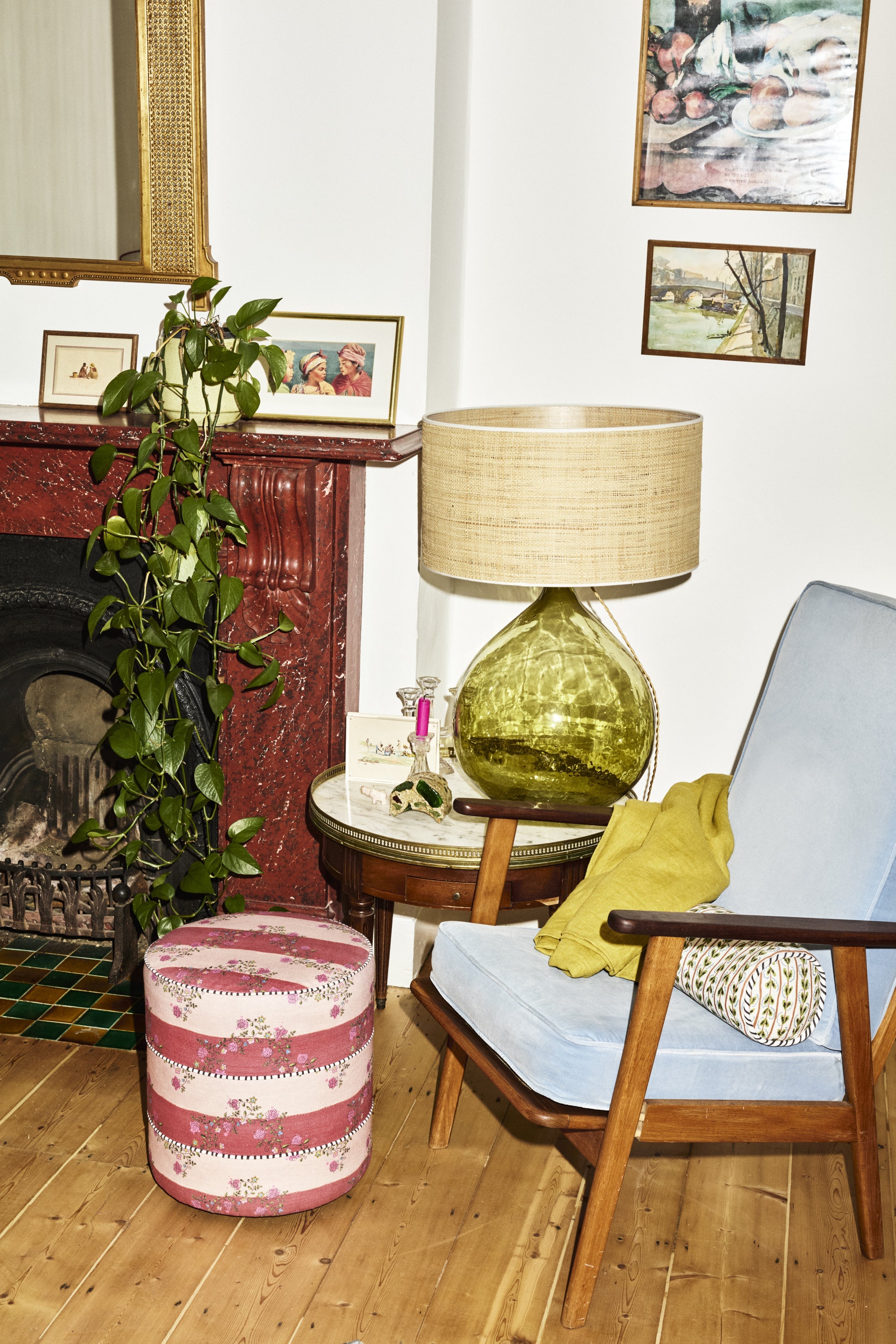 Stack Vine Blots - Crimson & Fuchsia Blaze - Interior Design | Homewares