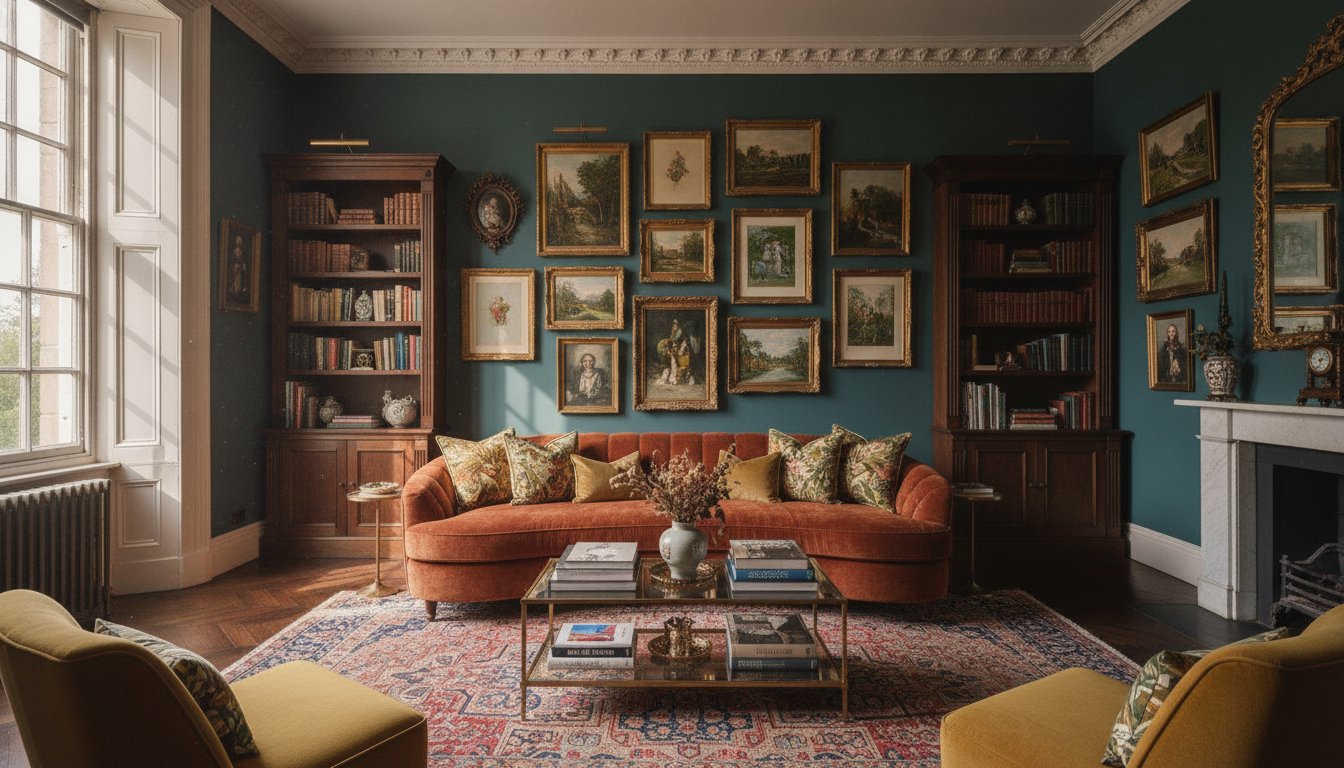 Maximalist Interior Design in Edinburgh: A Guide to Colour-Rich, Bespoke Living