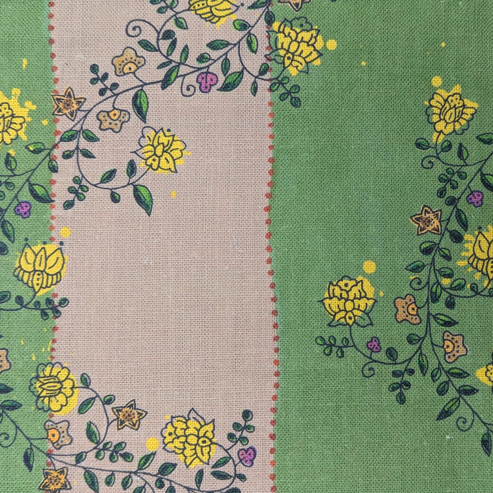 Vine Blots Fabric | Apple & Sand - Interior Design | Homewares | Dried Flowers