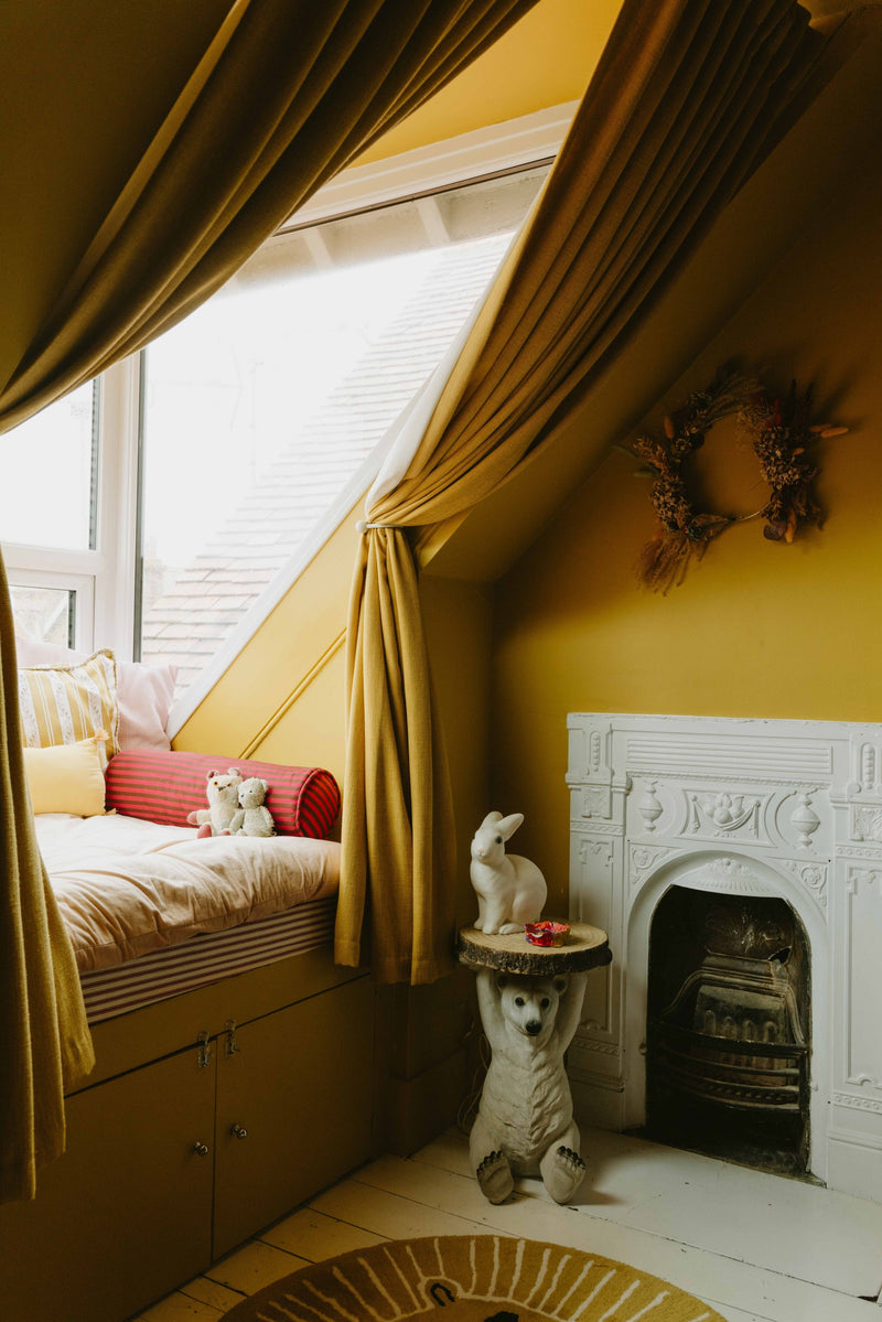 Column Bolster - Fuchsia & Peat Skinny - Interior Design | Homewares