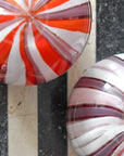 Glass Stripe Paper Weight - Red - Interior Design | Homewares | Dried Flowers