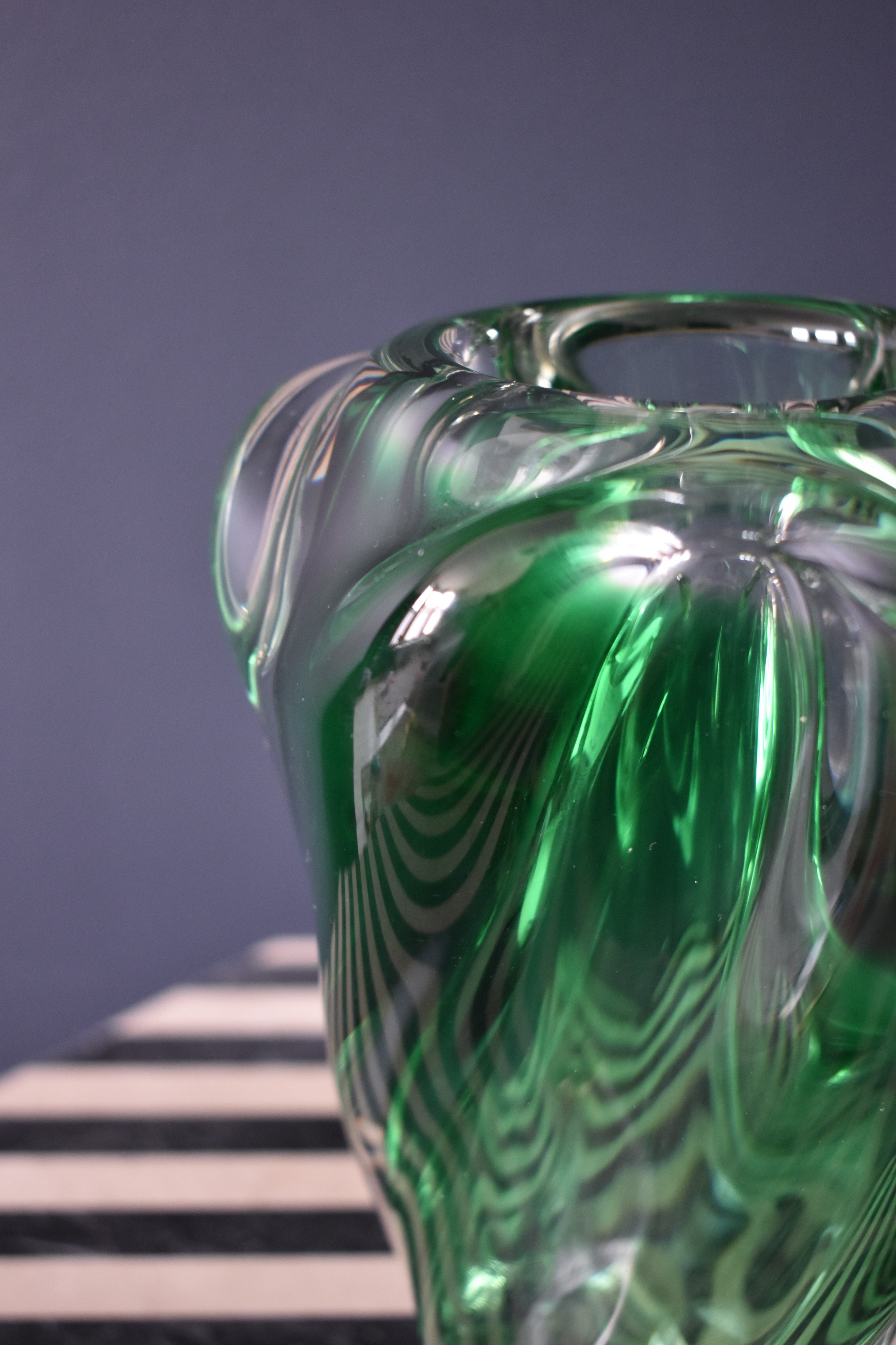 Murano Glass Swirl Vase - Interior Design | Homewares | Dried Flowers