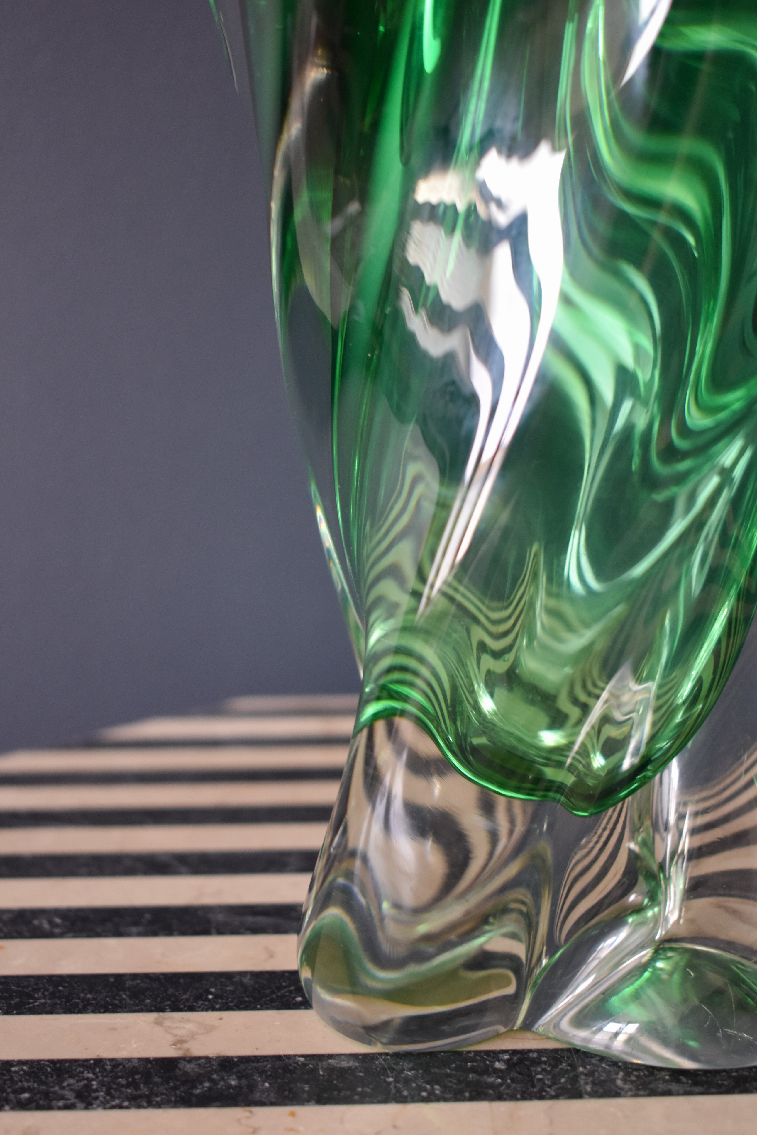 Murano Glass Swirl Vase - Interior Design | Homewares | Dried Flowers