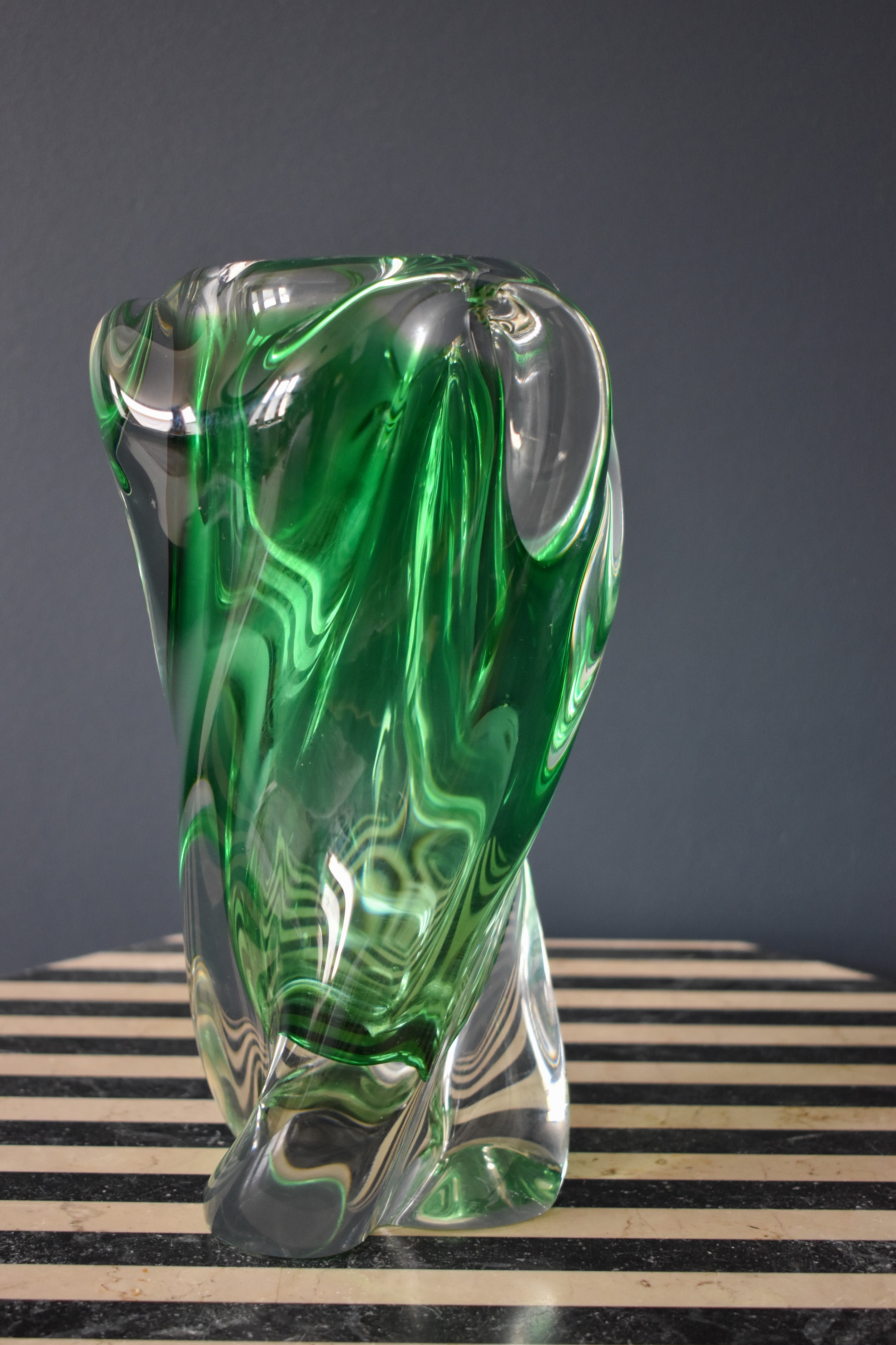 Murano Glass Swirl Vase - Interior Design | Homewares | Dried Flowers
